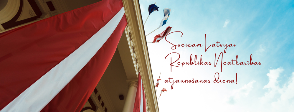 Sveicam Latvijas Republikas Neatkarības atjaunošanas dienā!