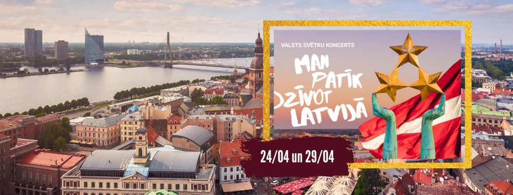 24. un 29.aprīlī koncertlekcija "Man patīk dzīvot Latvijā"